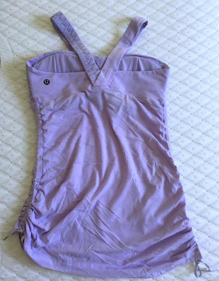NWOT LULULEMON "Some-Like-It-Hot" Yoga Top Size 6  - Image 2 of 4
