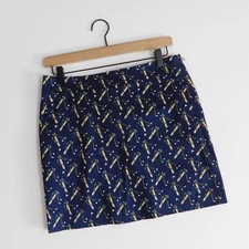 RALPH LAUREN GOLF Magnolia Skort Belmont Print Navy Blue Golfing Active Size 2