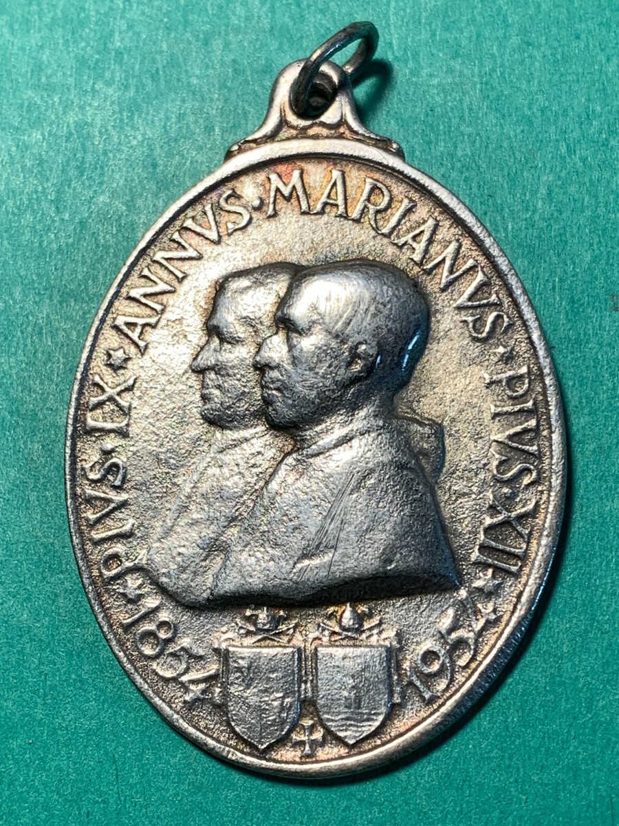 1854 - 1954 PHILIPPINES POPE PIUS IX & POPE PIUS XII CENTENNIAL