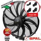 NEW Genuine Italy EF3634 Spal 16" Puller Fan 3000cfm VA18-AP70/LL/F-59A Free Kit