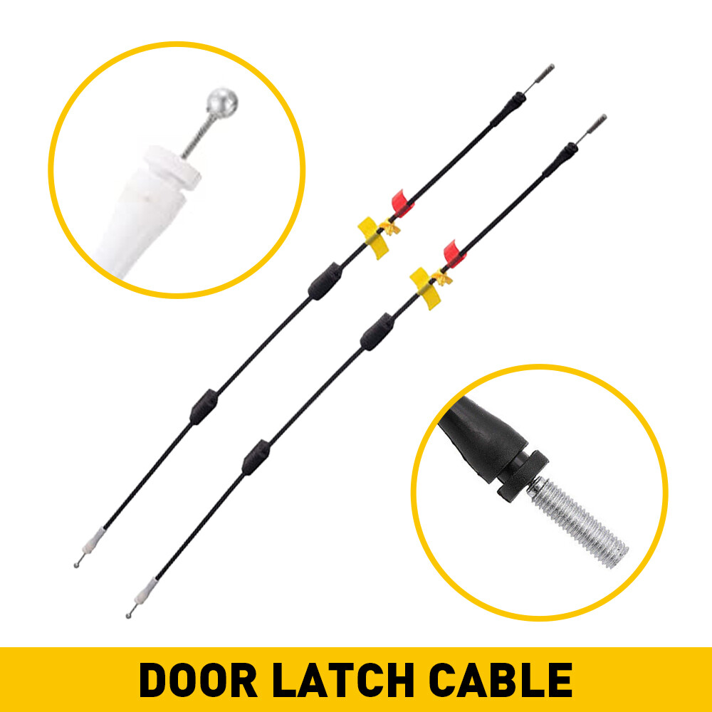 Ford 97-04 F150 F250 Rear & Upper Side Door Latch Release Cable Kit - 2 PCS