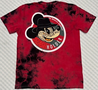 激レア 希少 ICE NINE KILLS 半袖 Tシャツ バンT M ミッキー Ice Nine Kills The American Nightmare Red Tie Dye T-shirt Unisex