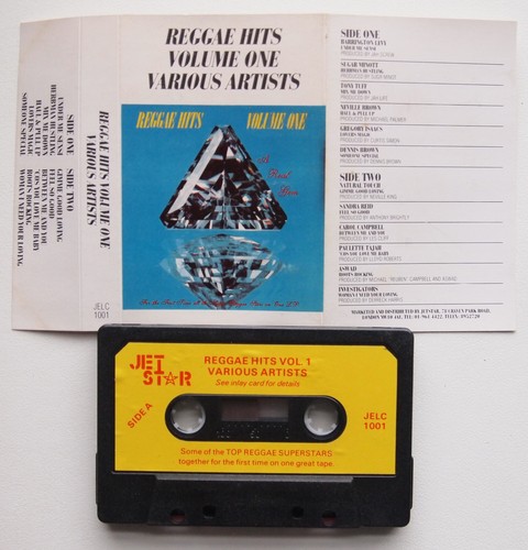 VARIOUS - REGGAE HITS VOLUME ONE (JET STAR JELC1001) 1985 UK CASSETTE TAPE COMP - Picture 2 of 3