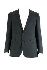 Kenneth Cole Reaction Men's Black Pinstripe Slim Fit Jacket 40R