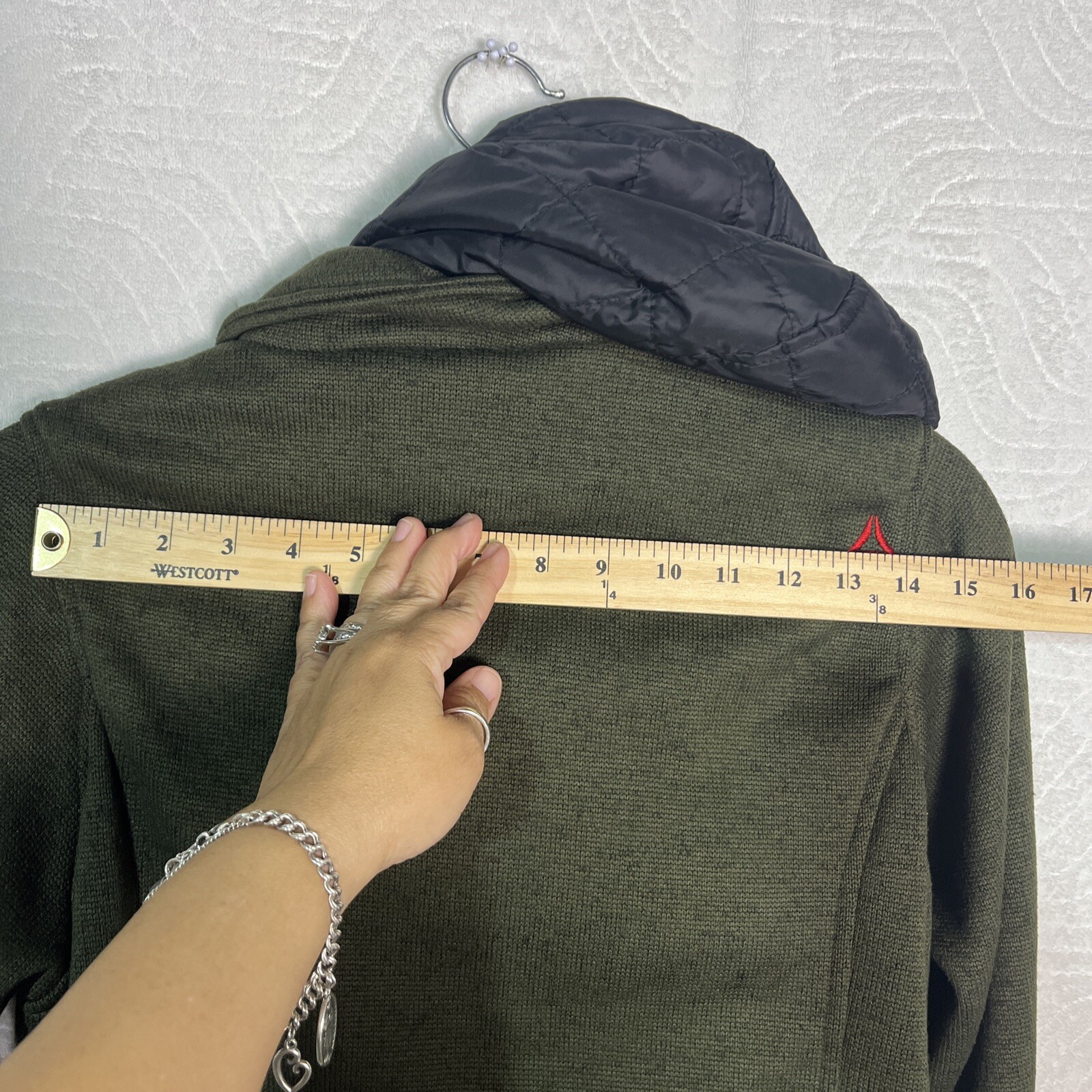 REEBOK Full Zip Jacket Womens Sz Large Polyester Lined Fleece Hooded Coat 0051 thumbnail 16