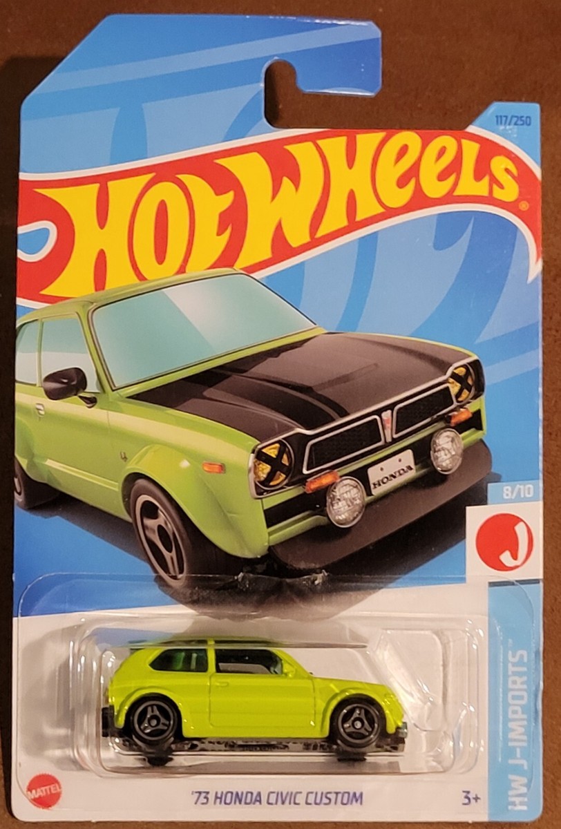 73 Honda Civic Custom 117/250 Hot Wheels 2023 HKG40 HW J-Imports