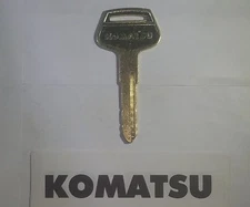 (1) Komatsu Key Equipment Key Fits many models Komatsu Equipment SHIPS FAST