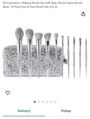 BH cosmetics Remix Dance brush beat 10 piece brush set Glitter Makeup brushes - Picture 8 of 12