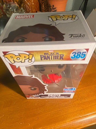 Funko Pop! Black Panther #385 Okoye in Red Dress 2018 Fall Con Exclusive Ltd Ed - 第 5/9 張圖片