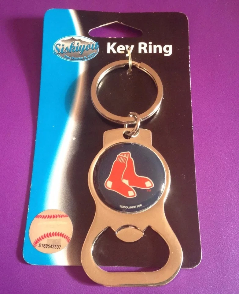 Boston Red Sox MLB Siskiyou Key Ring Bottle Opener •3.5" Long ° Nice! - Image 2 of 3