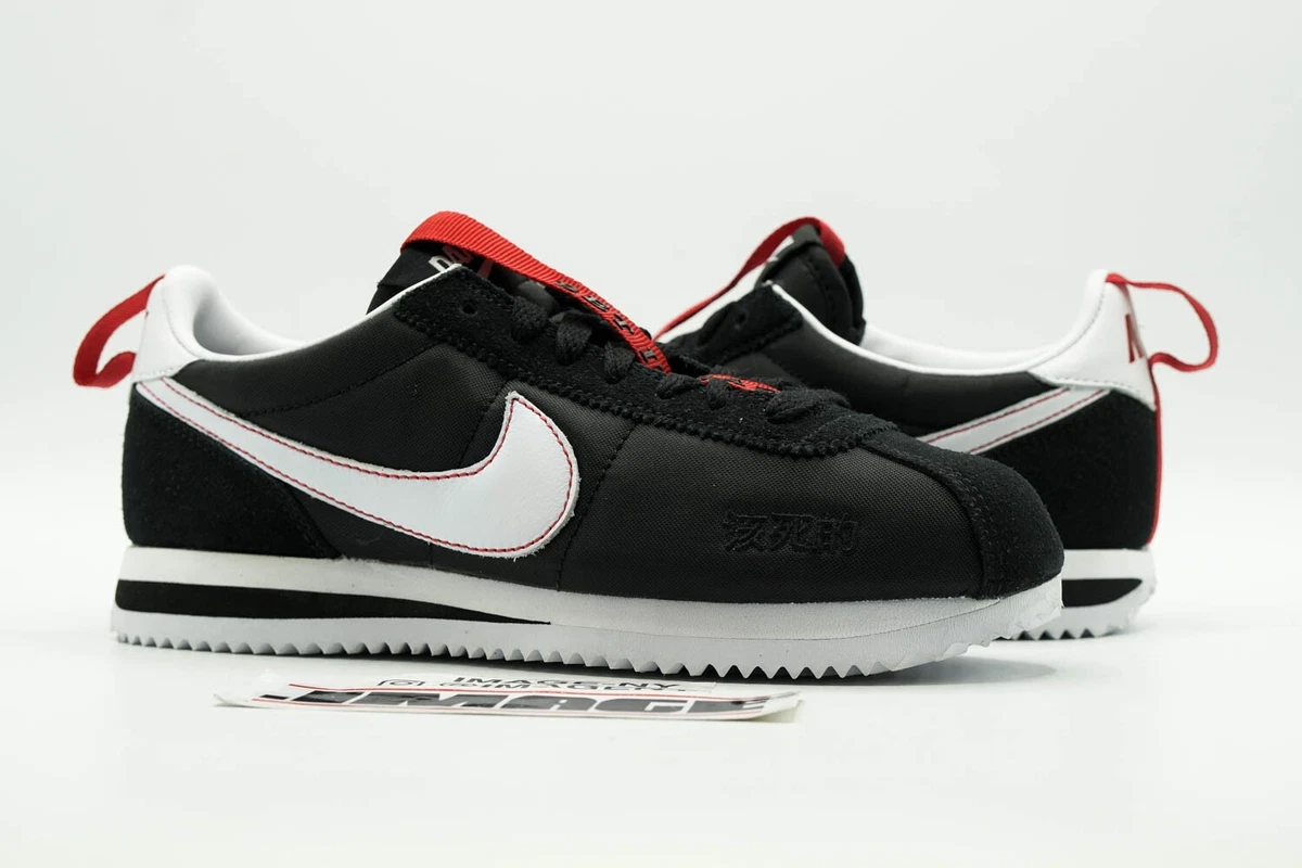 Om te mediteren Reorganiseren Disciplinair NIKE CORTEZ KENNY 3 NEW SIZE 4.5 KENDRICK LAMAR BLACK WHITE GYM RED  BV0833-016 | eBay