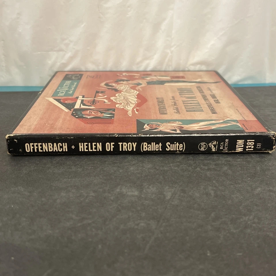 Set Of 3 Offenbach Ballet Suite from Helen of Troy 45 Rpm CLEAN & TESTED Foto 3 de 4