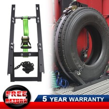 Adjustable Semi Truck Tire Rack Spare Tire Carrier Tire Mount Holder Whardware Adjustable Semi Truck Tire Rack Spare Tire Carrier Tire Mount Holder Whardware
