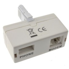 Image of Dynamode HQ ADSL Micro-Filter MicroFilter UK Broadband Phone Splitter