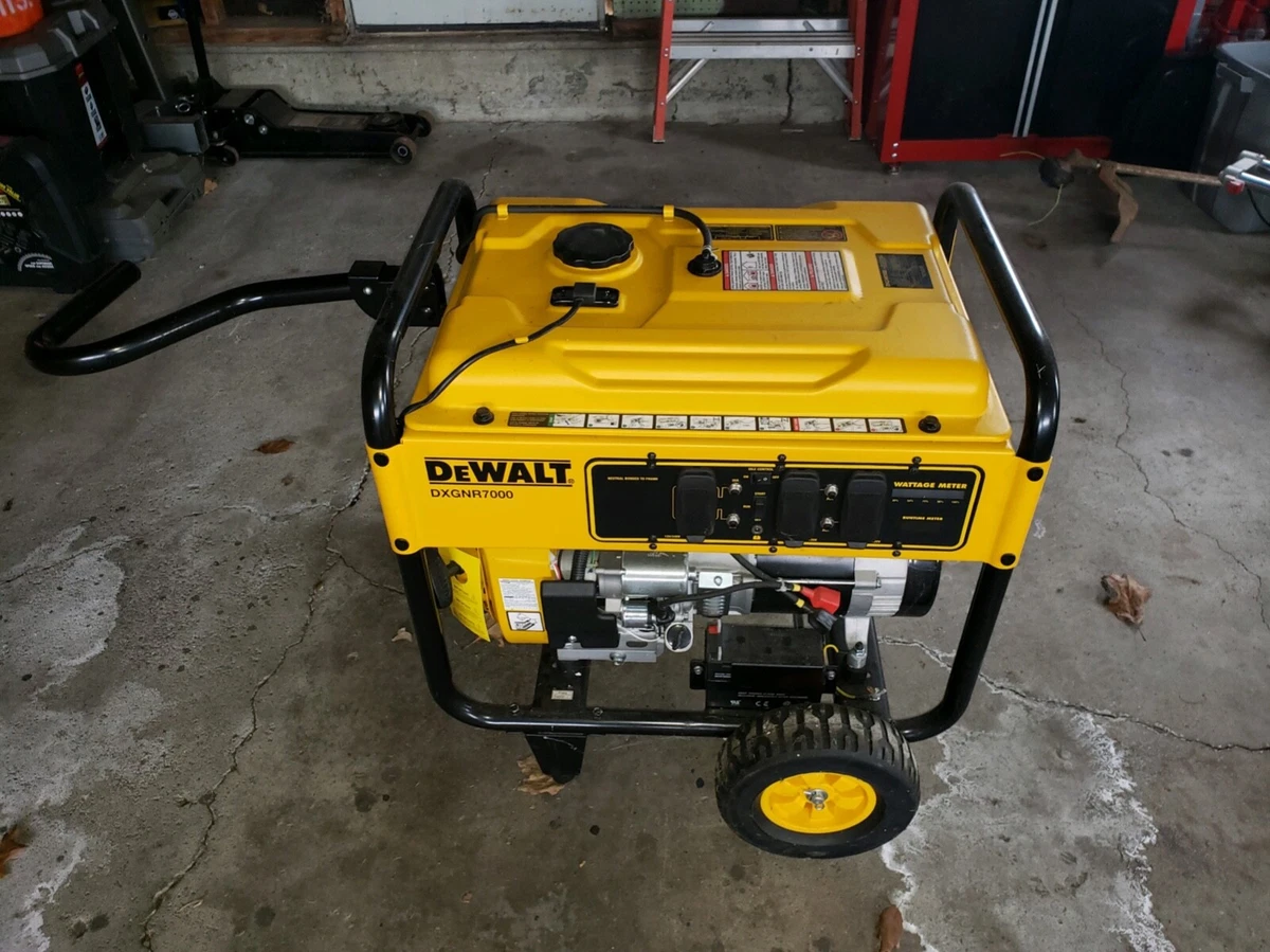 Brand new Dewalt portable gas generator 7000 watt plus 220 power cord 1100 OBO