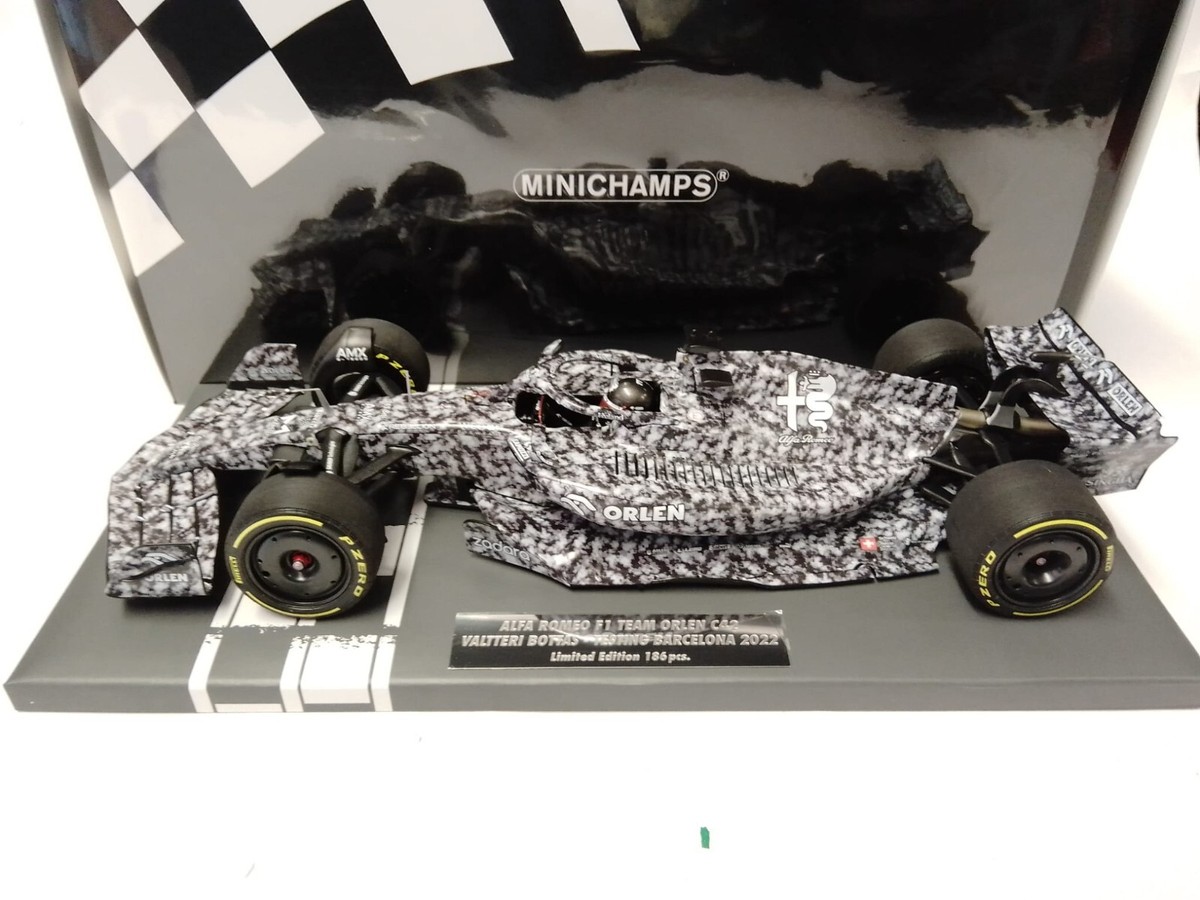 Minichamps 1:43 Valtteri Bottas Alfa Romeo C42 #77 6ème Bahreïn GP