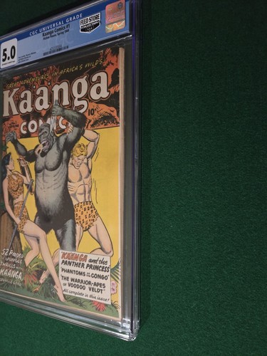 KAANGA COMICS # 1 CGC 5.0 FICTION HOUSE 1949 Feed Store - Picture 6 of 6