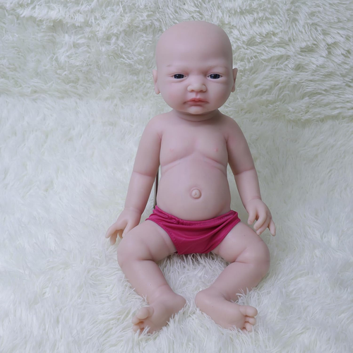 Full Silicone Baby Doll Girl 18 Inch Realistic Reborn Baby Dolls