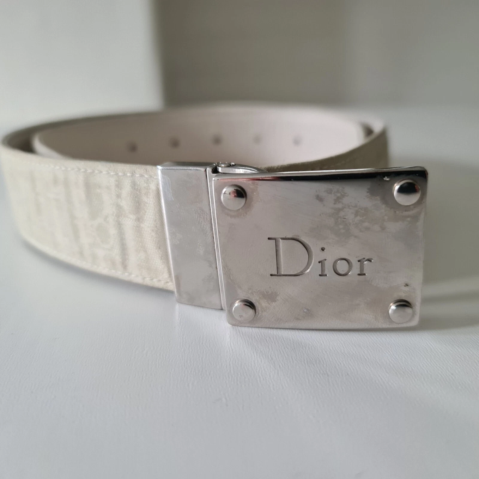 Ceinture Dior réversible vintage début années 00