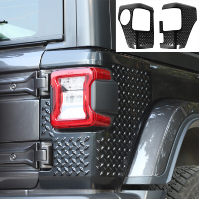 Rear Taillight Cover Body Armor Corner Guards Protector For Jeep Wrangler JL 18+