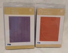 NEW LifeStyles Crafts QUICKUTZ Embossing Folder- Lines and Dots/Journaling Block