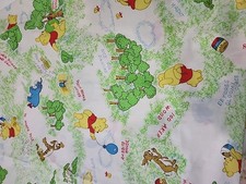 Winnie the Pooh Vintage Crib Sheet Fitted Perma Prest Sears Roebuck