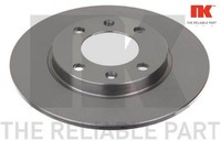 2X Bremsscheibe NK 209947 2 Bremsscheiben Hinterachse Hinten