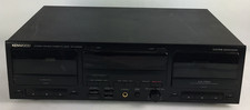 Vintage Kenwood KX-W4050 Stereo Dual Cassette Deck Powers On Does Not Engage