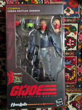 Hasbro GI Joe Classified Haslab  185 Cobra Rattler Gunner Figure - In Hand 6