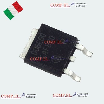 INFINEON D06E60 Hyperfast Diode 600V 6A 46.8W TO-252