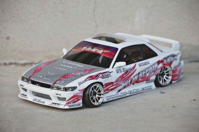 1/10サイズ RC用 D-LIKE シルビア S13 カスタムボディ D-Like Nissan S13 Silvia 1/10 RC Body Shell Painted Drift Car Body