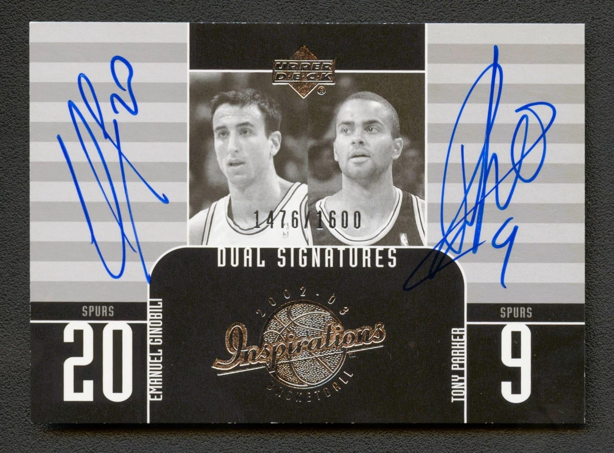 Tony Parker Basketball Autographed Sports Trading Cards