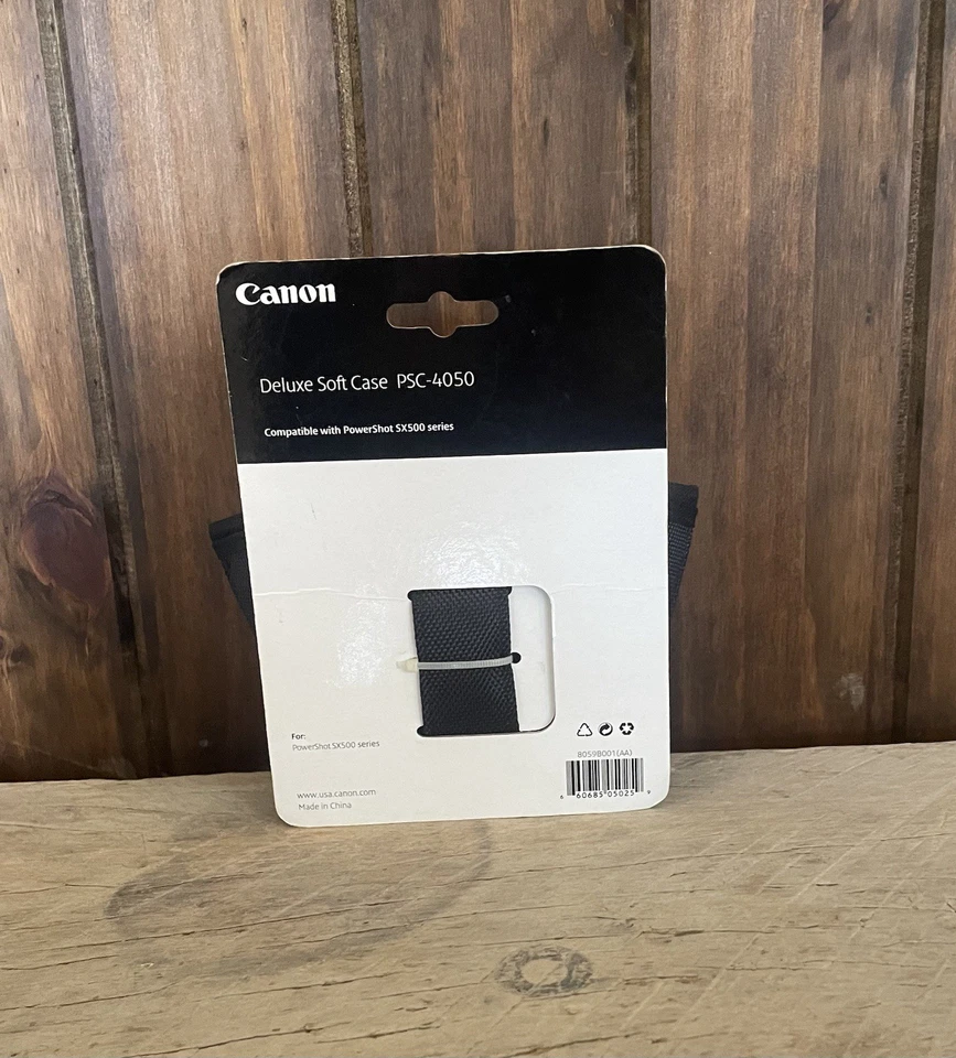 NUEVO Estuche de Transporte para Cámara Canon PowerShot Deluxe Suave - Negro - PSC-4050 Foto 2 de 2