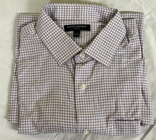 NWOT Banana Republic Mens L Slim Fit Plaid Long Sleeve Button Down Shirt 1059 