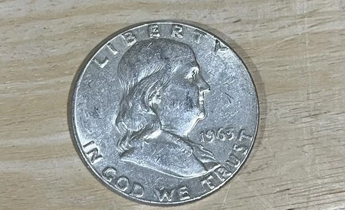 1963 SILVER FRANKLIN HALF DOLLAR AU - BEAUTIFUL DETAILS