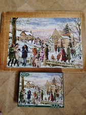 Falcon deluxe 1000 piece jigsaw. festive village by Daniela PIrola