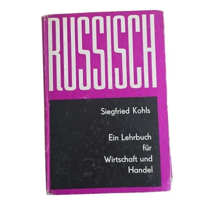 Russisch Lehrbuch für Wirtschaft und Handel Siegfried Kohls DDR 1974 - Bild 1 von 4