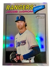 Jacob DeGrom [Refractor Chrome] #98 2026 Topps Heritage
