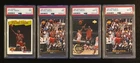MICHAEL JORDAN 4 - Card Lot - All PSA Graded (8,9,10) - 91 Hoops & 95 Upper Deck
