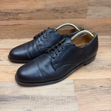 Cole Haan Cap Toe Oxford Mens 10.5 D Black Leather Dress Shoes Made in USA 8000