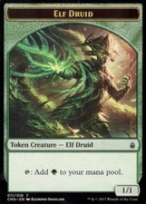 1 x Elf Druid Token - Commander Anthology - NM-Mint - MTG