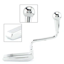 Alu MV Extended Reverse Gear Lever For BMW R18  Transcontinental Bagger Silver