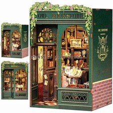 Book Nook Kit DIY Miniature House Fit for Beginners Wooden Puzzles for Adults