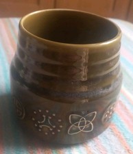 Lord Nelson Pottery Moss Green Celtic Kilrush Design Sugar Basin - Vintage