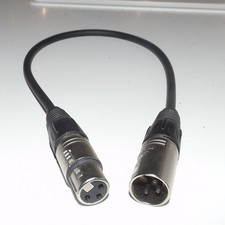 Neutrik 20" XLR Cable with NC3FX Female and NC3MX Male 3-pin Connectors