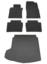 Gummi Fußmatten Kofferraumwanne für Mazda 3 2019- im Set Gummimatten Auslage