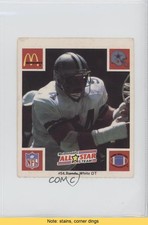 1986 McDonald's Play & Win All-Star Team No Tab Randy White HOF READ 2u3