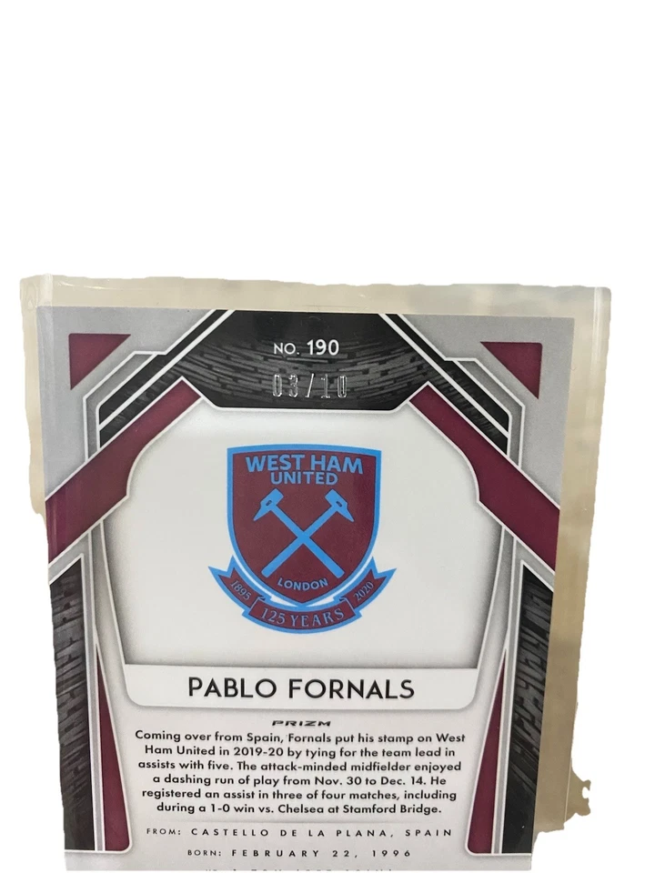 Panini Select Football pacote automático e paralelo todas as cartas /10 (difícil de puxar) - Imagem 3 de 4