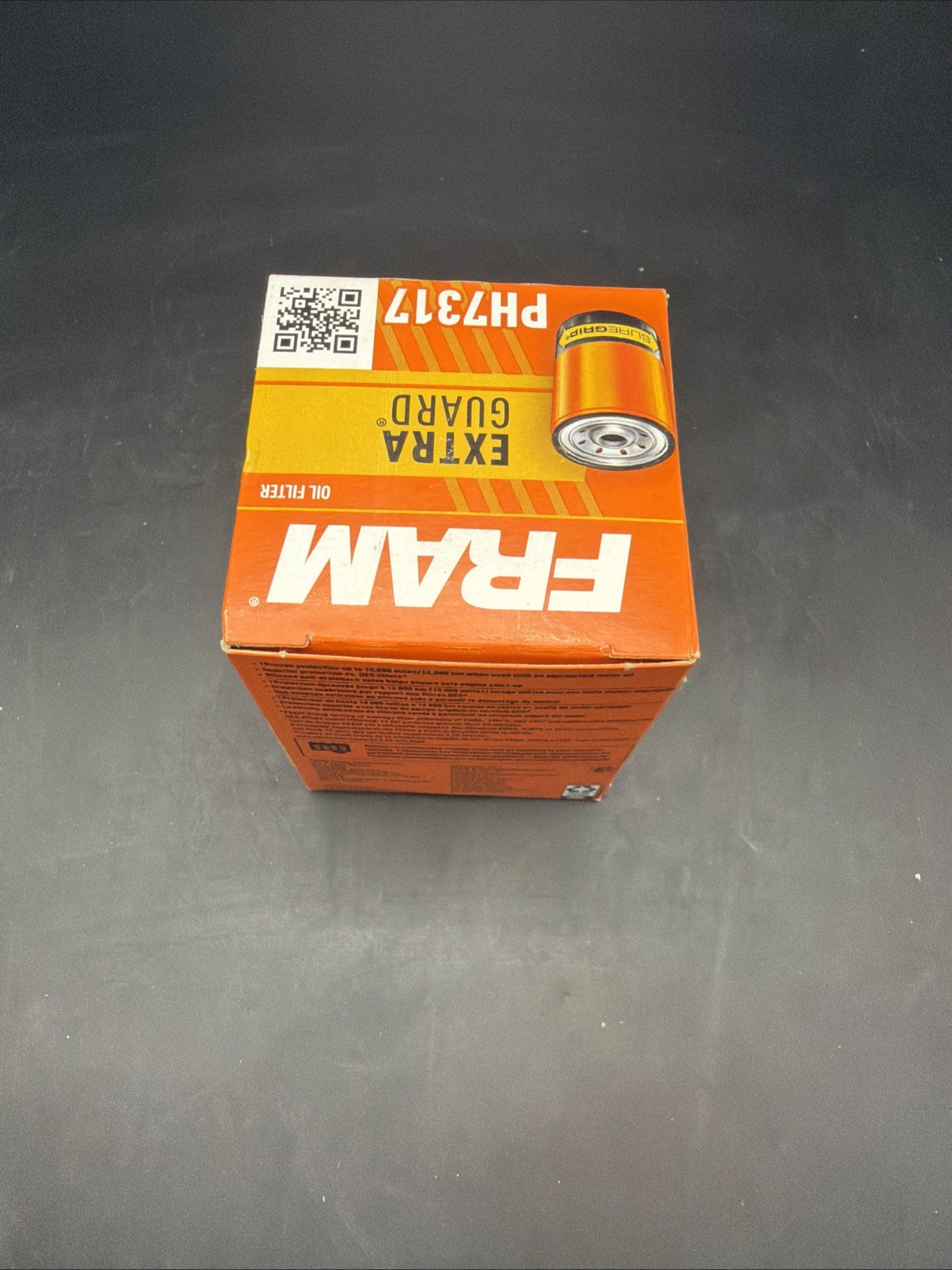 Fram PH7317 Extra Guard 10K Mile Change Interval Spin-On Oil Filter black