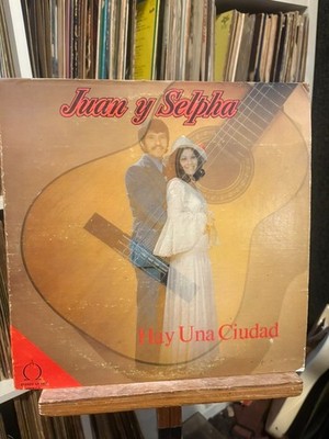 Juan y Selpha - Hay Una Ciudad 33RPM Latin Synth Rare Folk Vinyl Record Private